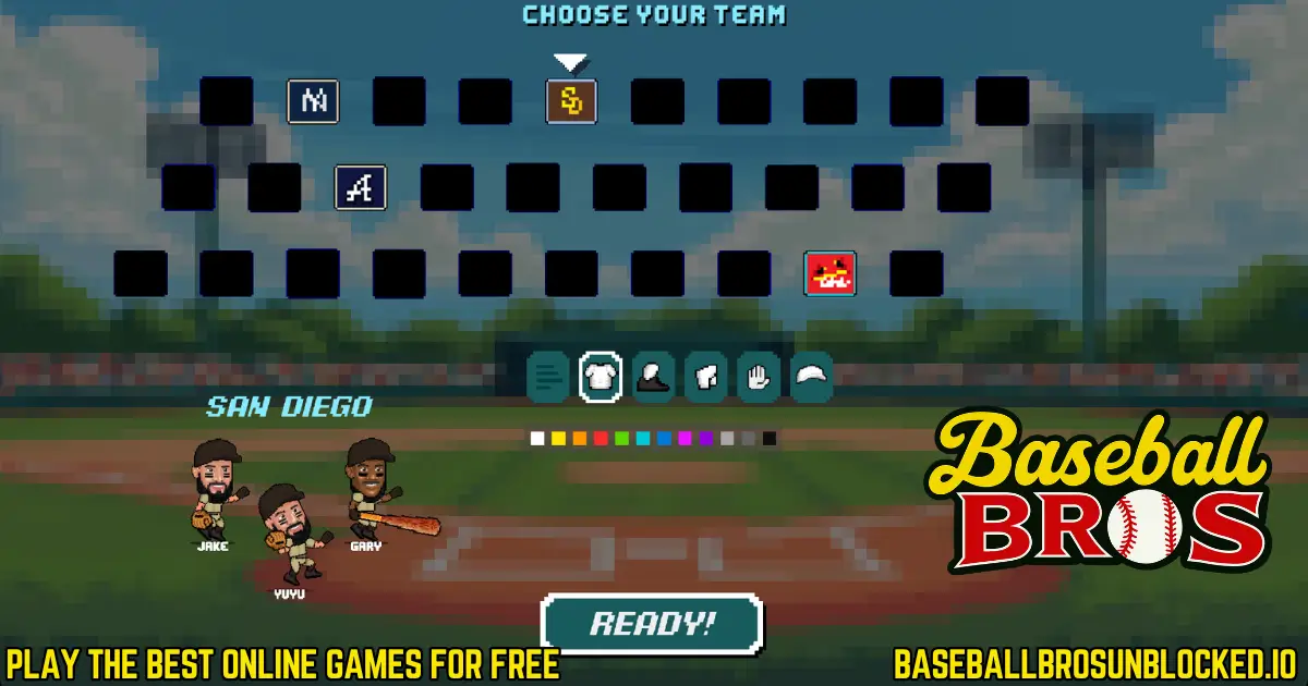 Baseball Bros Customization