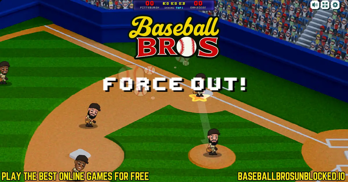 Baseball Bros Force Out!